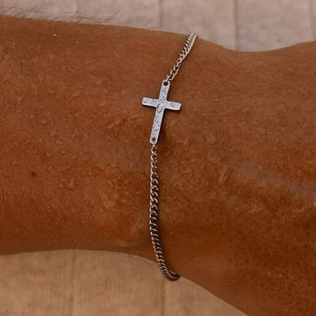 Horizontal Cross Bracelet